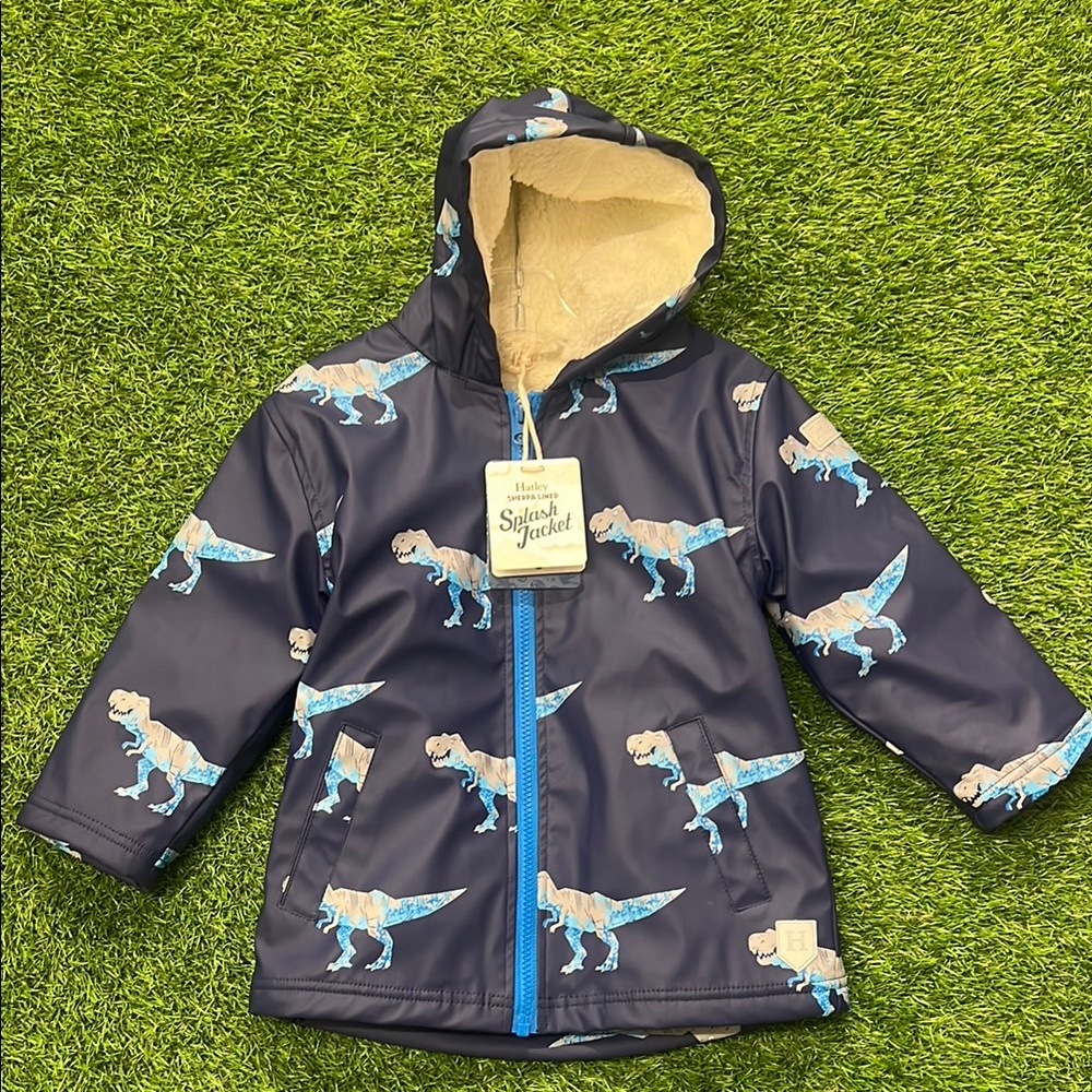 Hatley Kids Dinosaur Rain Jacket